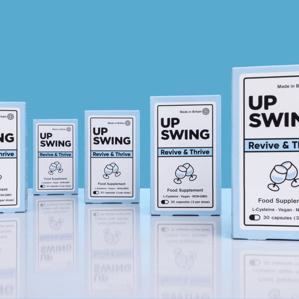 UPSWING — UK-Made Hangover Supplement with L-Cysteine | Morning Recovery & Vegan Formula