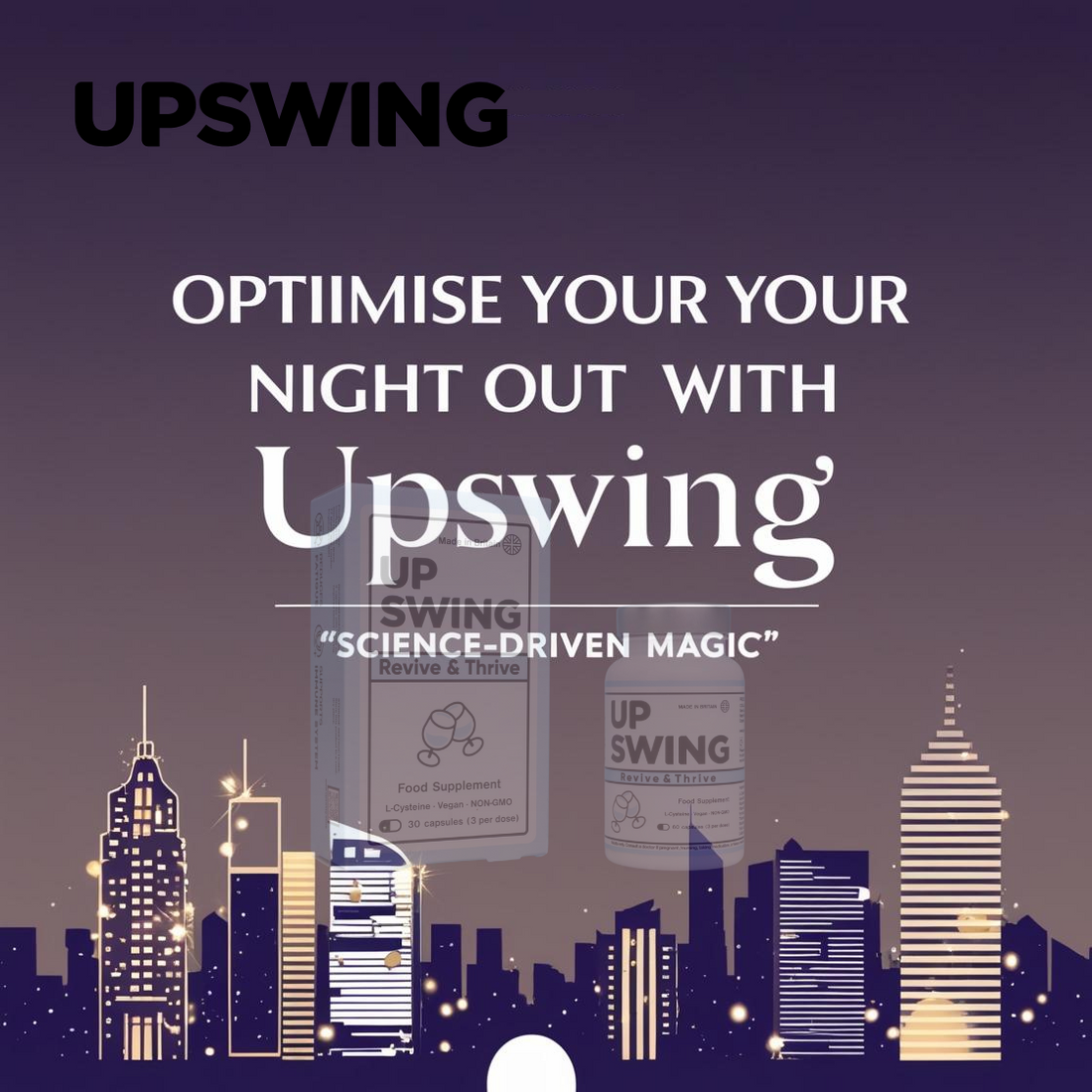 The Alchemist's Guide to Partying Like a Deity — Optimise Your Night Out with Upswing’s "Science-Driven Magic"